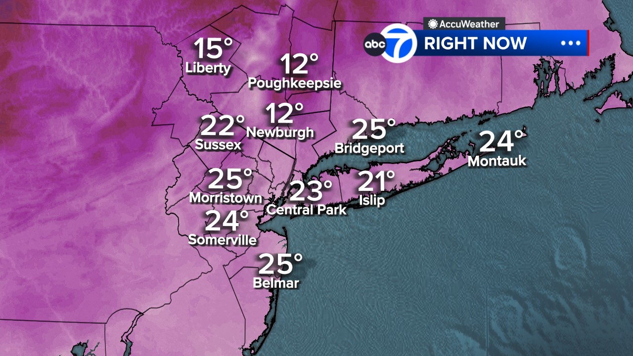 Current Regional Temperatures AccuWeather New York, New Jersey