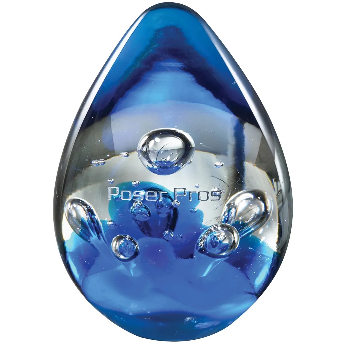 Droplet Art Glass Award Promotional Crestline