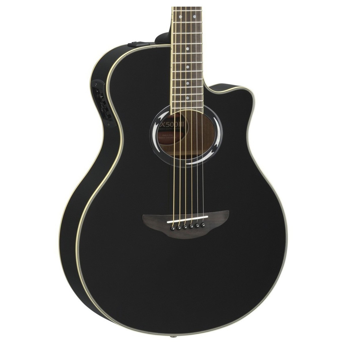 Yamaha APX500 III ElectroAcoustic Guitar, Black at