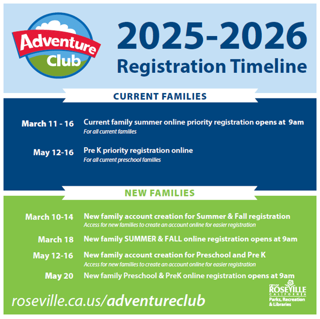 Adventure Club and Preschool City of Roseville