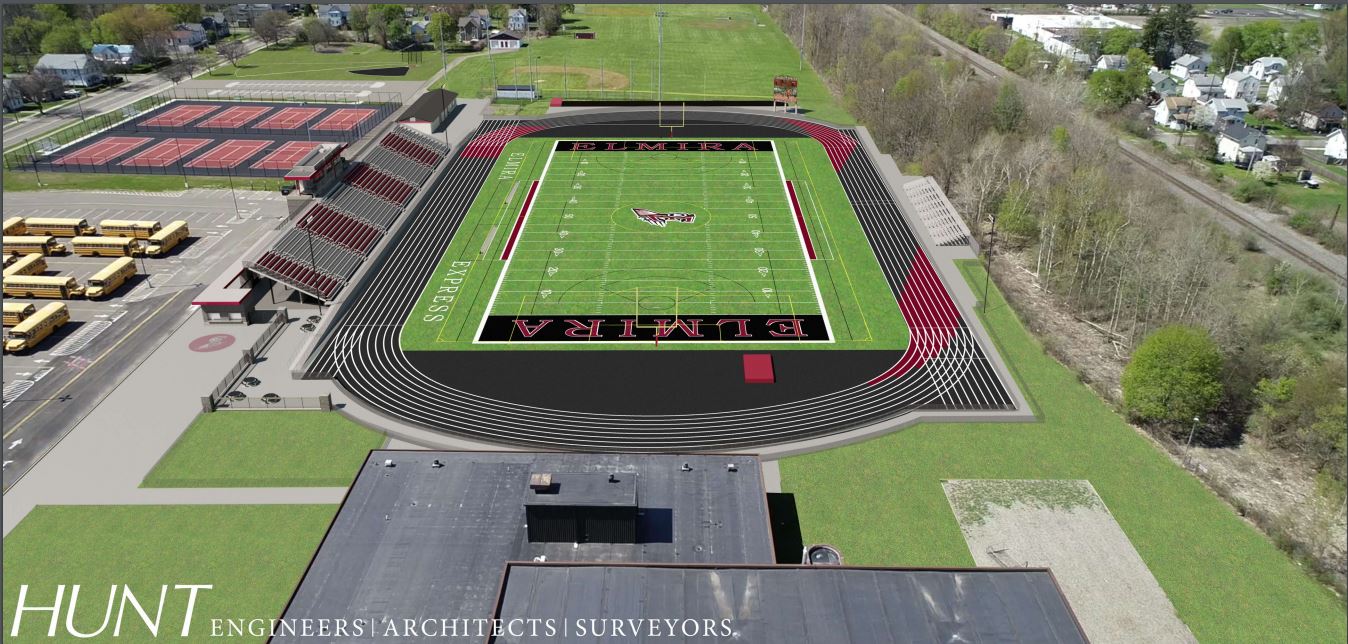 Elmira High School Stadium renovations Elmira City School District