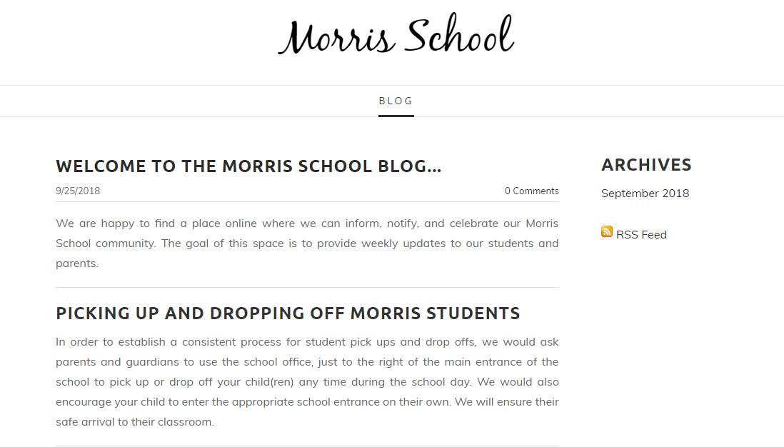 Our School Morris School