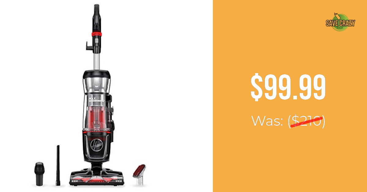 Hoover MAXLife Pro Pet Swivel Bagless Upright Vacuum Cleaner, HEPA Med