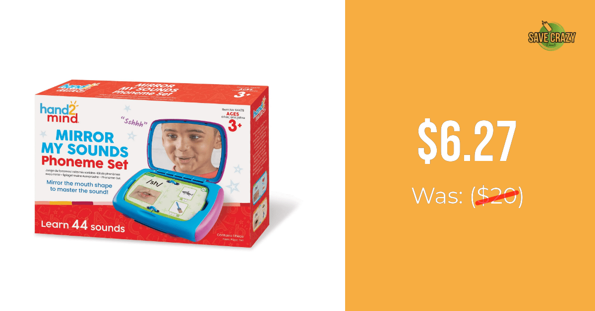 hand2mind Mirror My Sounds Phoneme Set, Phonemic Awareness, Phonics Ga