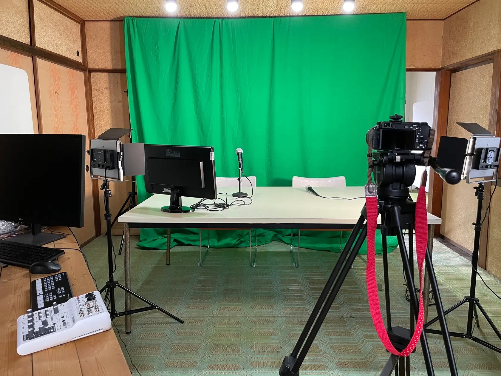【本町ハウス動画/配信スタジオ】機材完備！手ぶらで来ても動画撮...