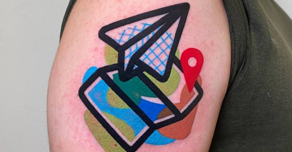 Location Pin Tattoos Tattoofilter