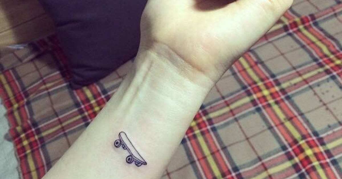Skateboard Tattoos | Tattoofilter 628_x_1200_jpg