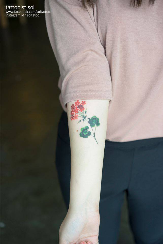 Geranium Flower Tattoo Meaning Best Flower Site