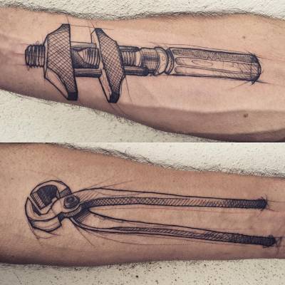 Hand Tool Tattoos | Tattoofilter 400_x_400_jpg
