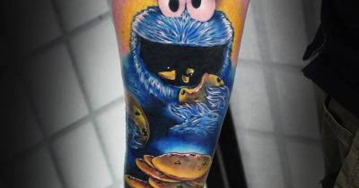 Cookie Monster Tattoos | Tattoofilter 628_x_1200_jpg