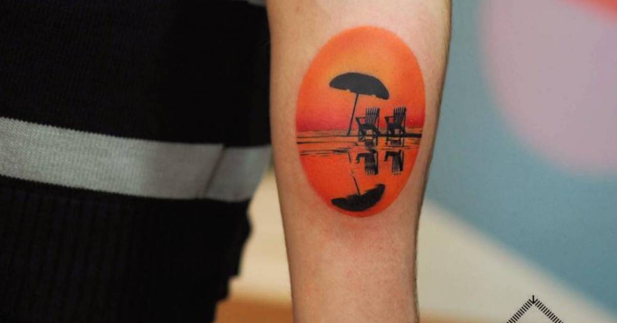 Beach Umbrella Tattoos Tattoofilter
