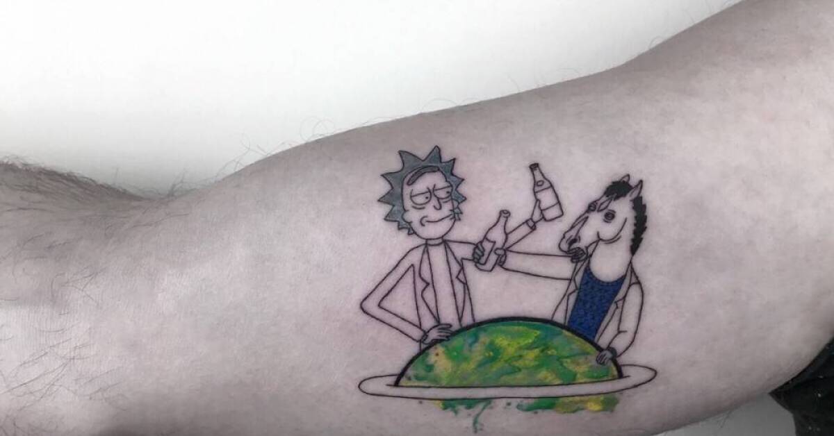 Bojack Horseman Tattoo It Gets Easier tattoo design