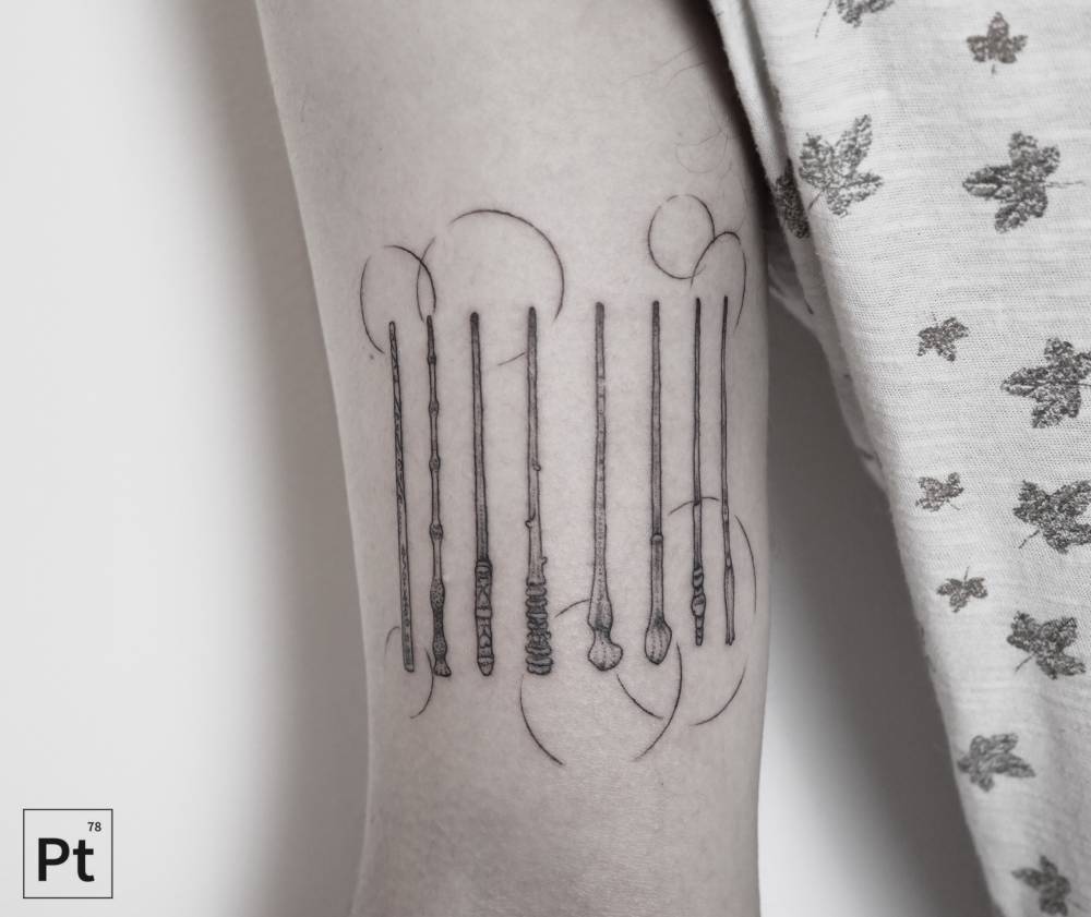 Harry Potter Wand Tattoos Tattoofilter