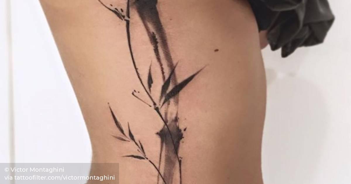 Bamboo Tattoo On The Right Side. 628_x_1200_jpg