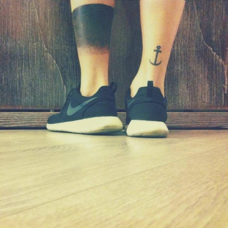 Blackwork Style Piece On The Left Leg, And Minimalist 889_x_889_jpg