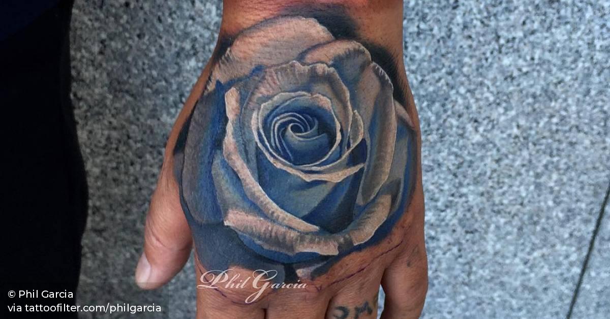 Blue Rose Tattoo On Mark's Right Hand, Done In Tahoe At 628_x_1200_jpg