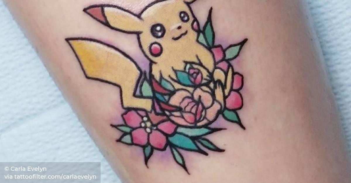 Kawaii Style Pikachu Tattoo. 628_x_1200_jpg