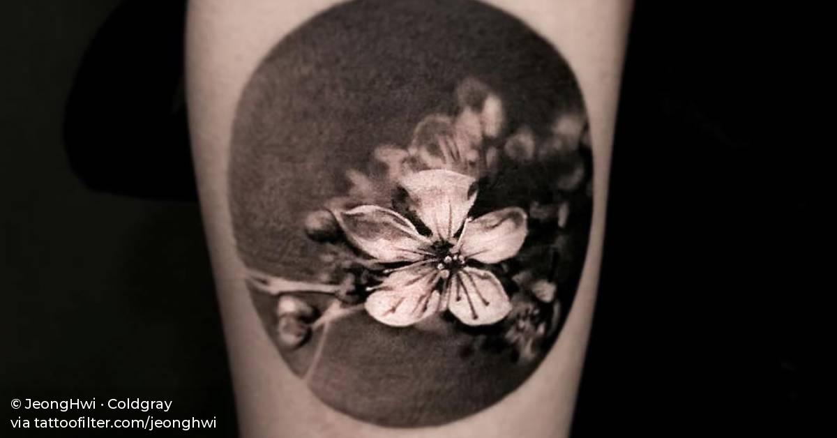 Black And Grey Style Cherry Blossom Circle Tattoo On 628_x_1200_jpg