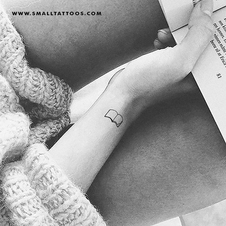 Small Minimalist Book Temporary Tattoo, Get It Here ▻ 750_x_750_jpg
