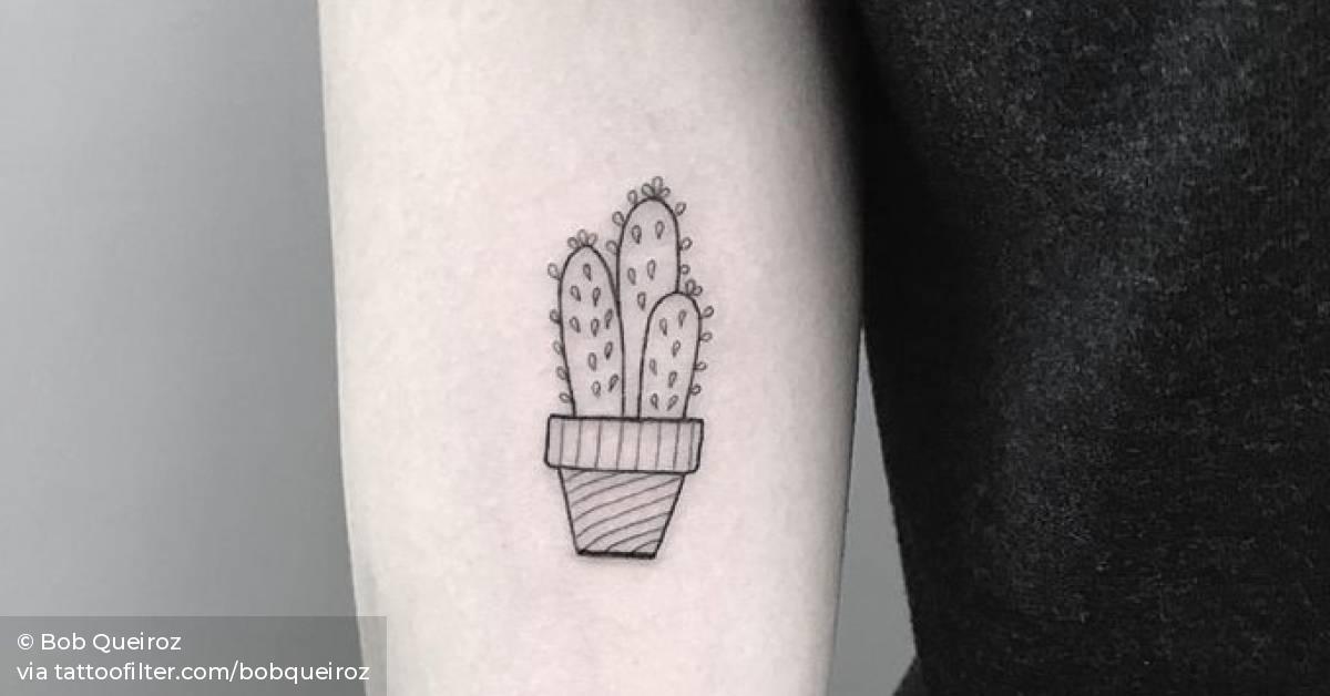 Cactus Tattoo On The Inner Arm. 628_x_1200_jpg