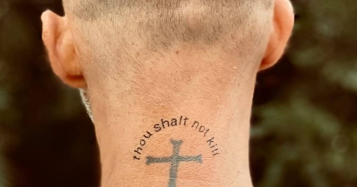 I Got My First Tattoo, A Cross On My Neck, In 1995 628_x_1200_jpg