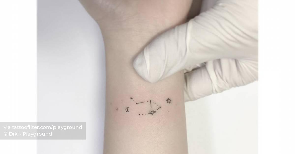 Libra Constellation - Minimalist Tattoo 628_x_1200_jpg