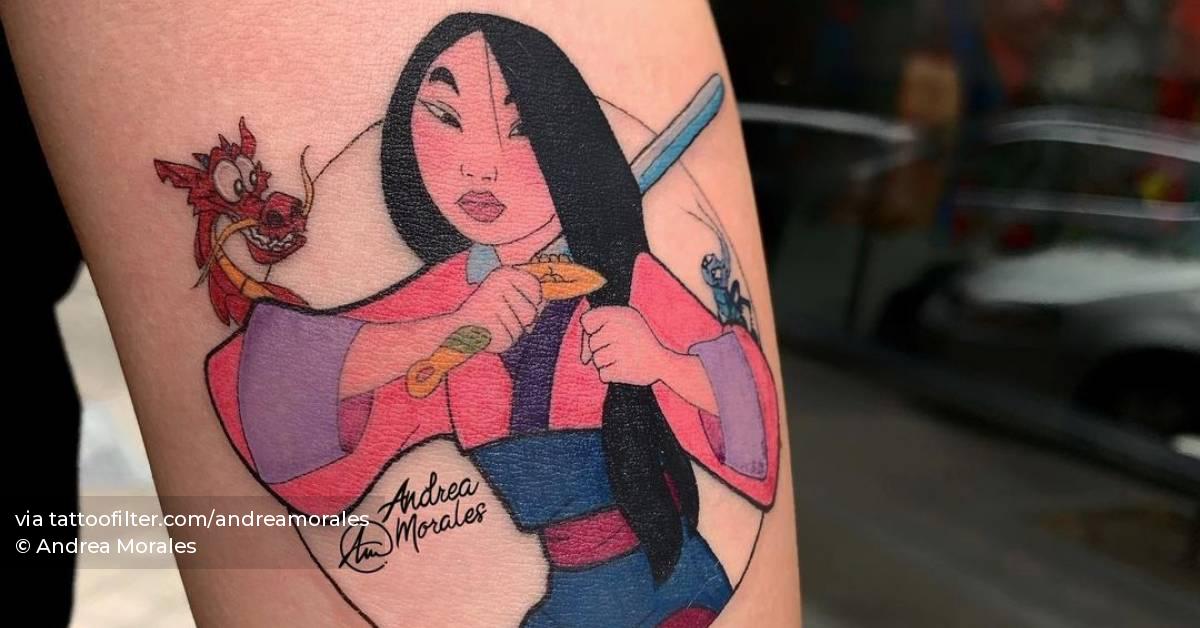 Mulan Tattoo On The Inner Forearm 628_x_1200_jpg