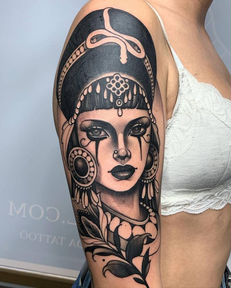  Cleopatra Egypt Tattoo 