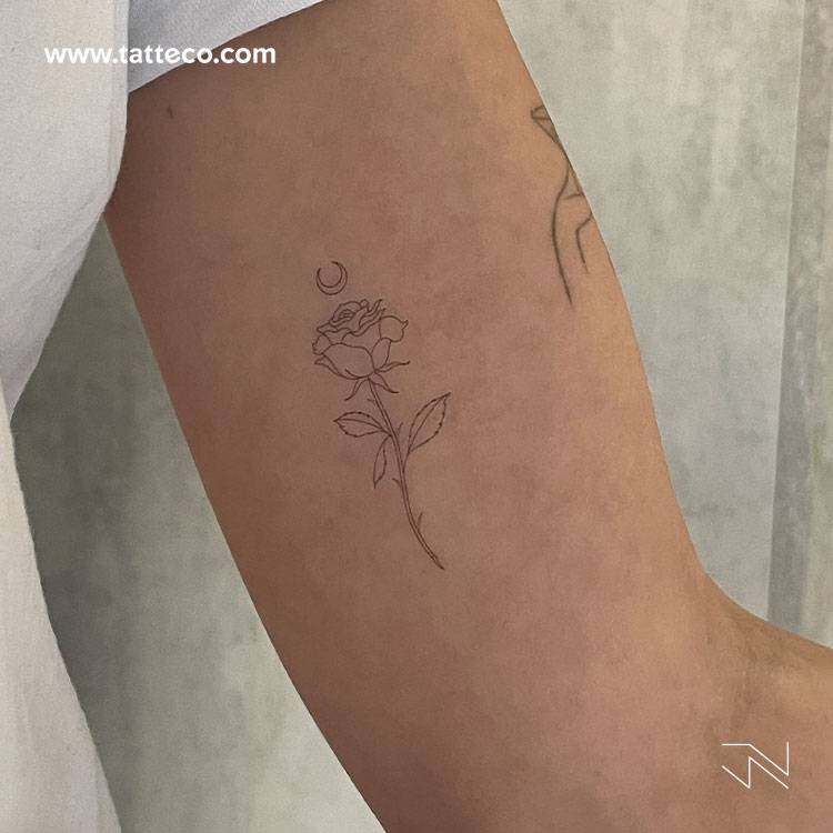 Small Fine Line Moon Rose Outline Temporary Tattoo 750_x_750_jpg