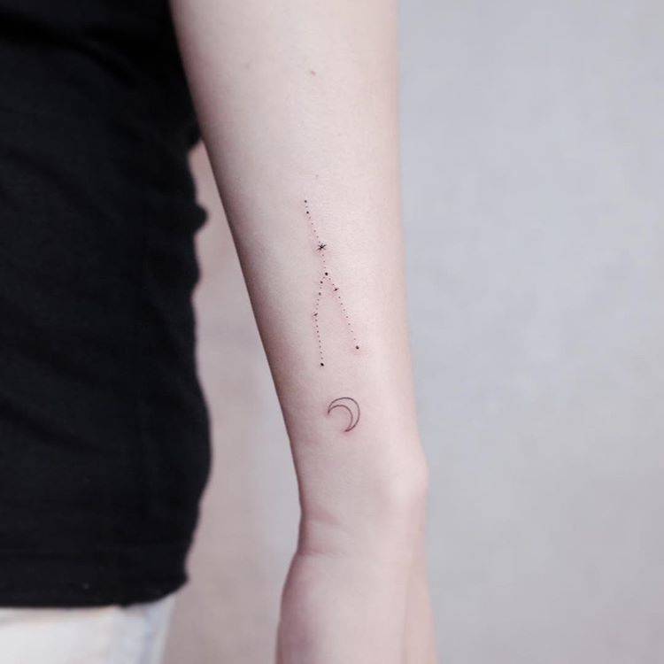 Taurus Constellation Tattoo On The Wrist. 750_x_750_jpg