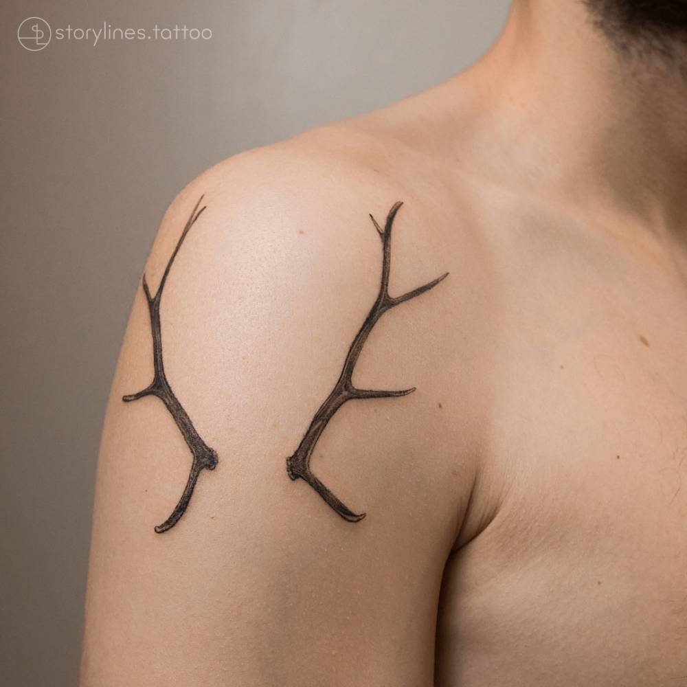 Storylines Tattoo - Deer Antlers 1000_x_1000_jpg