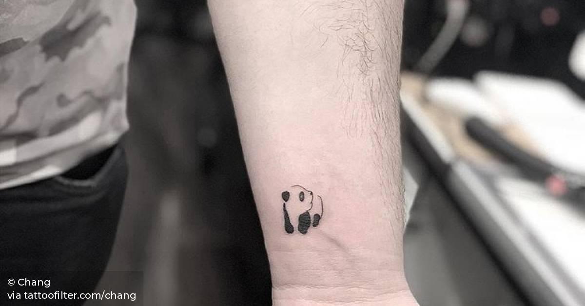 Small Panda Bear Tattoo On The Wrist. 628_x_1200_jpg