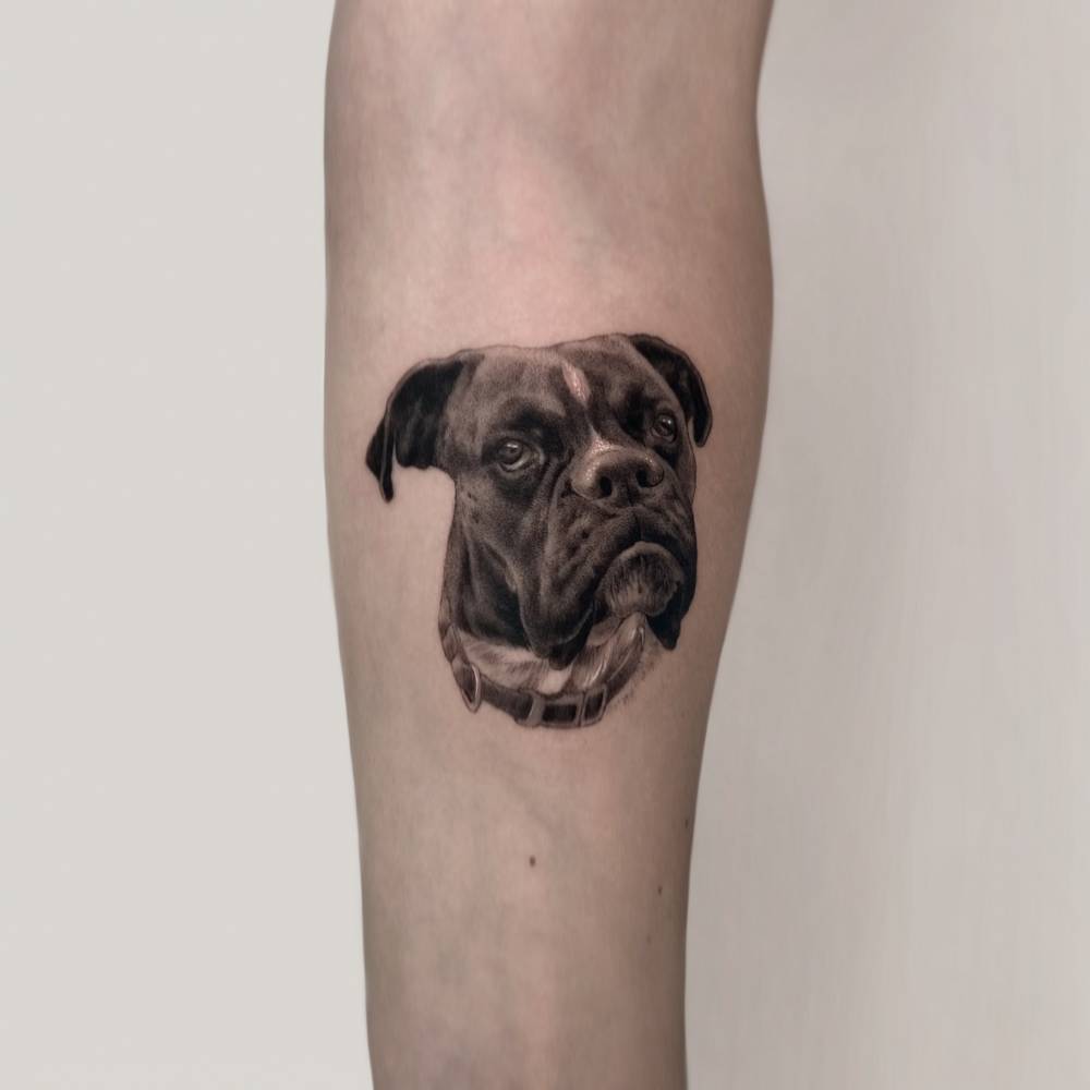 Dog tattoo