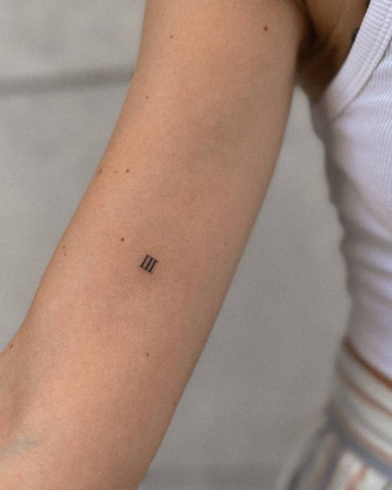 Roman Numeral Tattoos