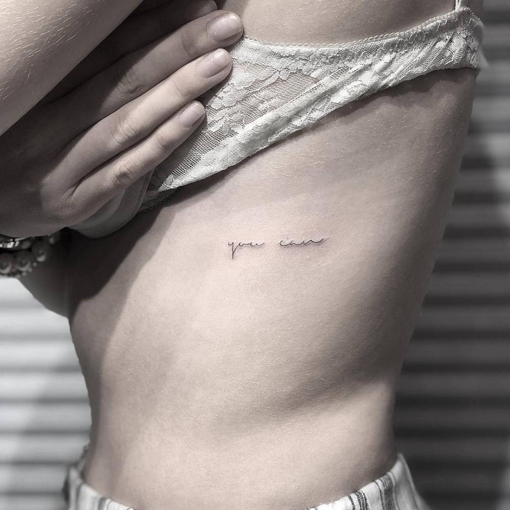 20 Small But Powerful Inspirational Quote Tattoos