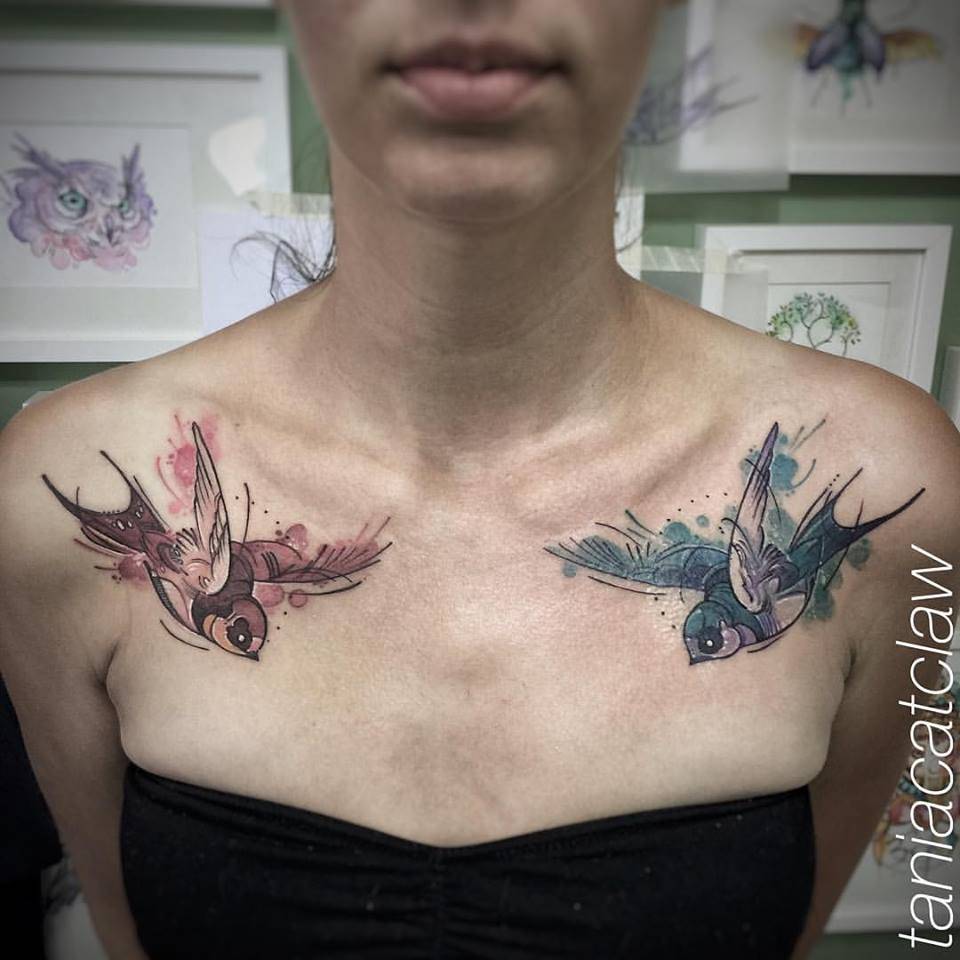 Tattoo symbolism Swallows