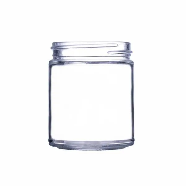 China 9OZ Clear Glass Straight Sided Jar factory and manufacturers