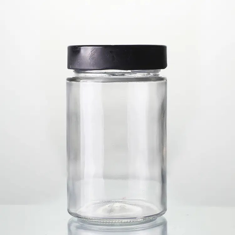 China Wholesale Price China Airtight Glass Jars 290ml Round Glass