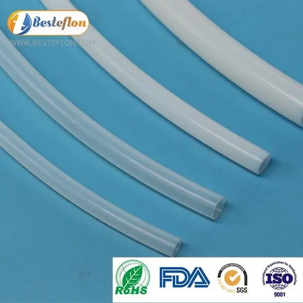 China Cheap price Ptfe Tube 4mm Ptfe Tubing milky White Extruded Ptfe
