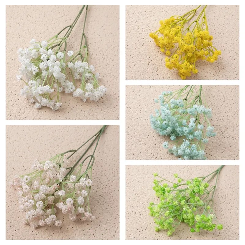 Wholesale MW53460 Gypsophila Artificial Flowers Real Touch Babys Breath