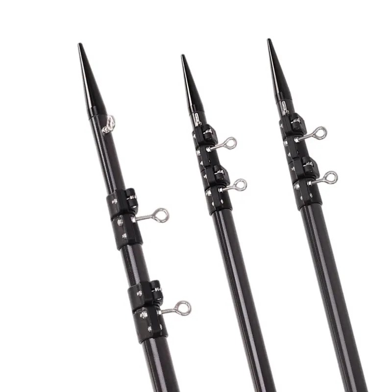 China Custom 60ft Outrigger Fiberglass Telescopic Trolling fishing Pole