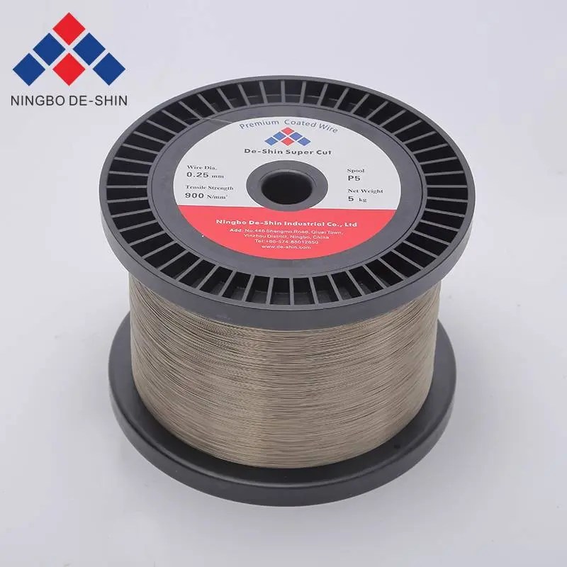 Wholesale Edm Brass Wire 900n Super Cut Coated Wire DeShin China Ningbo DeShin Industrial