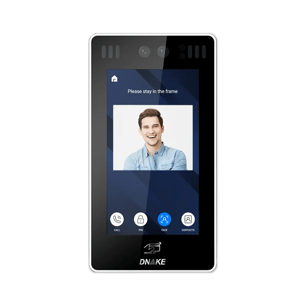 Ip Door Access Control Systems 7” Facial Recognition Android Doorphone DNAKE Manufacturer