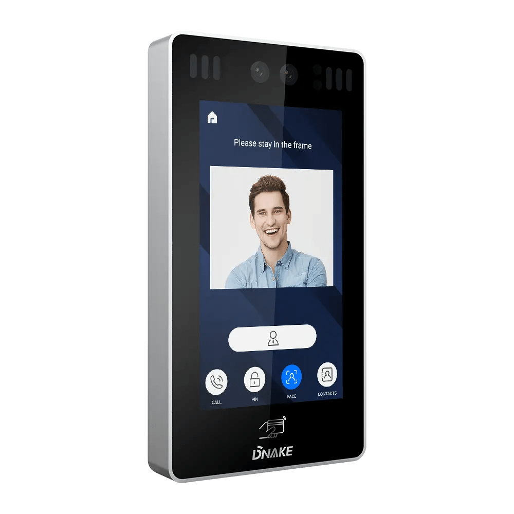 Ip Door Access Control Systems 7” Facial Recognition Android