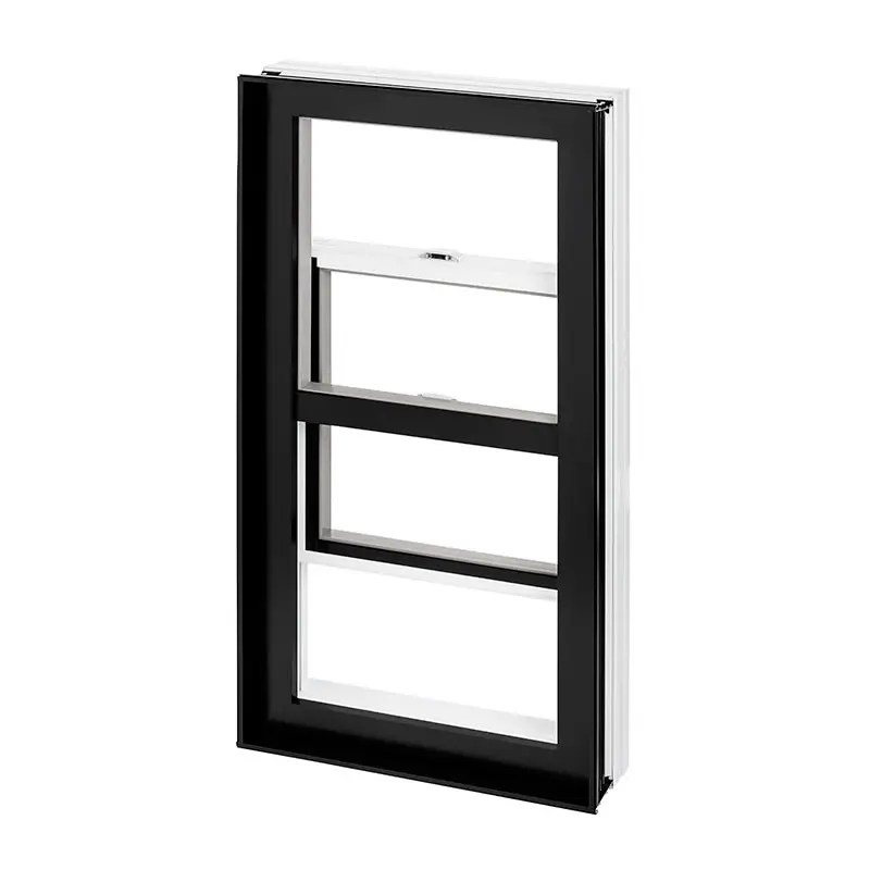 Residential Project Custom Aluminum Frame Vertical Sliding Windows for