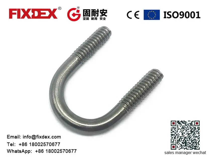 China m6 m8 m12 m22 50mm sizes truck coated type ubolts and nut