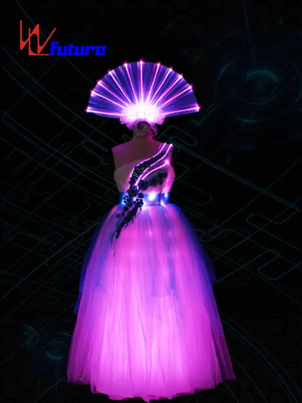 China Top Suppliers Led Stilt Walker Costume Discount Price Fluorescent Dance Flashlight Light