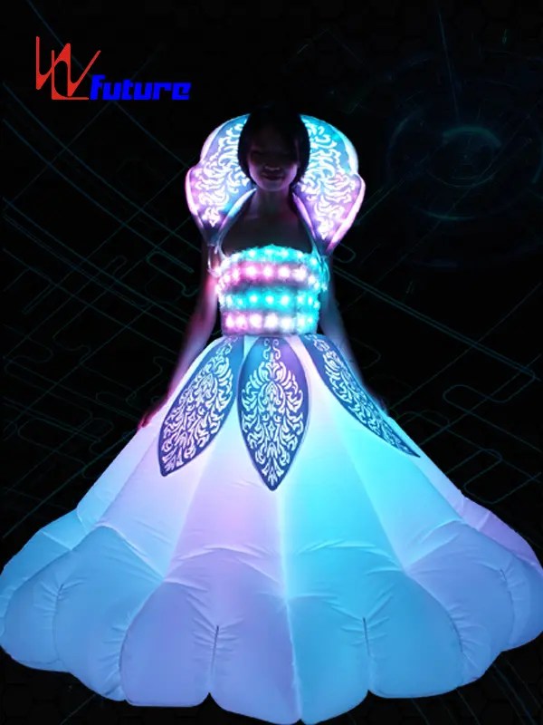 China Custom Inflatable LED Dance Costumes, Light Up Rave Dress WL0179