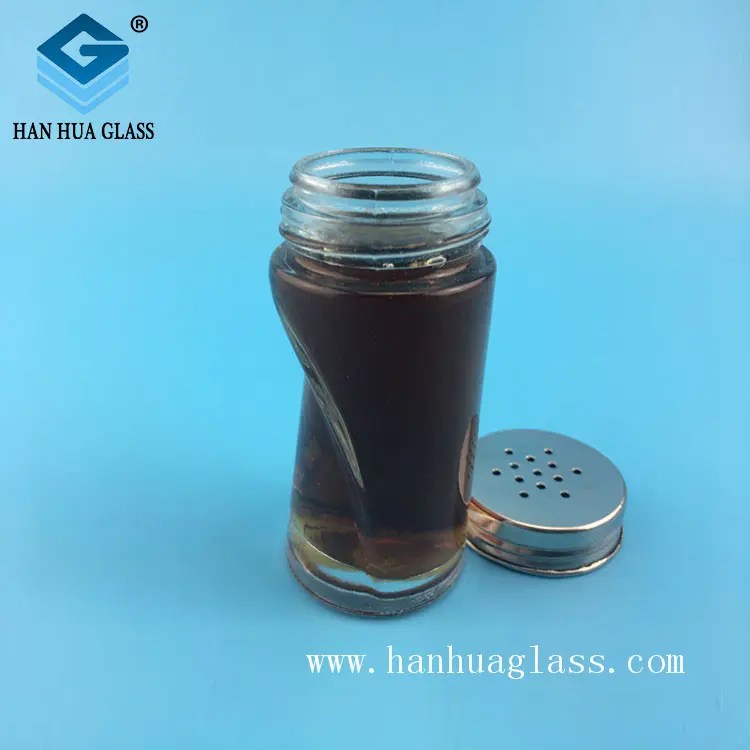 Wholesale Factory Wholesale Glass Spice Jar With Sealed Metal Lid