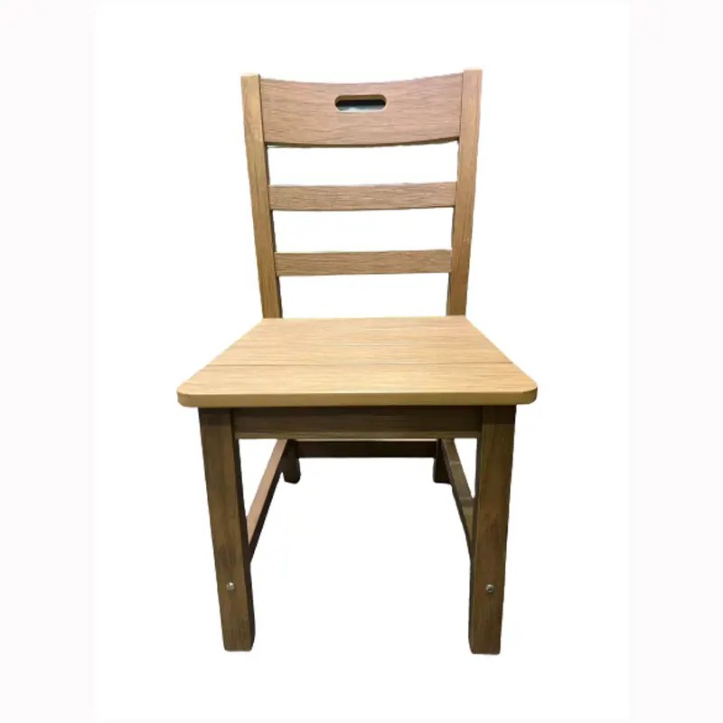 China JJT14604 Outdoor Plastic Wood Dining Chair factory and suppliers